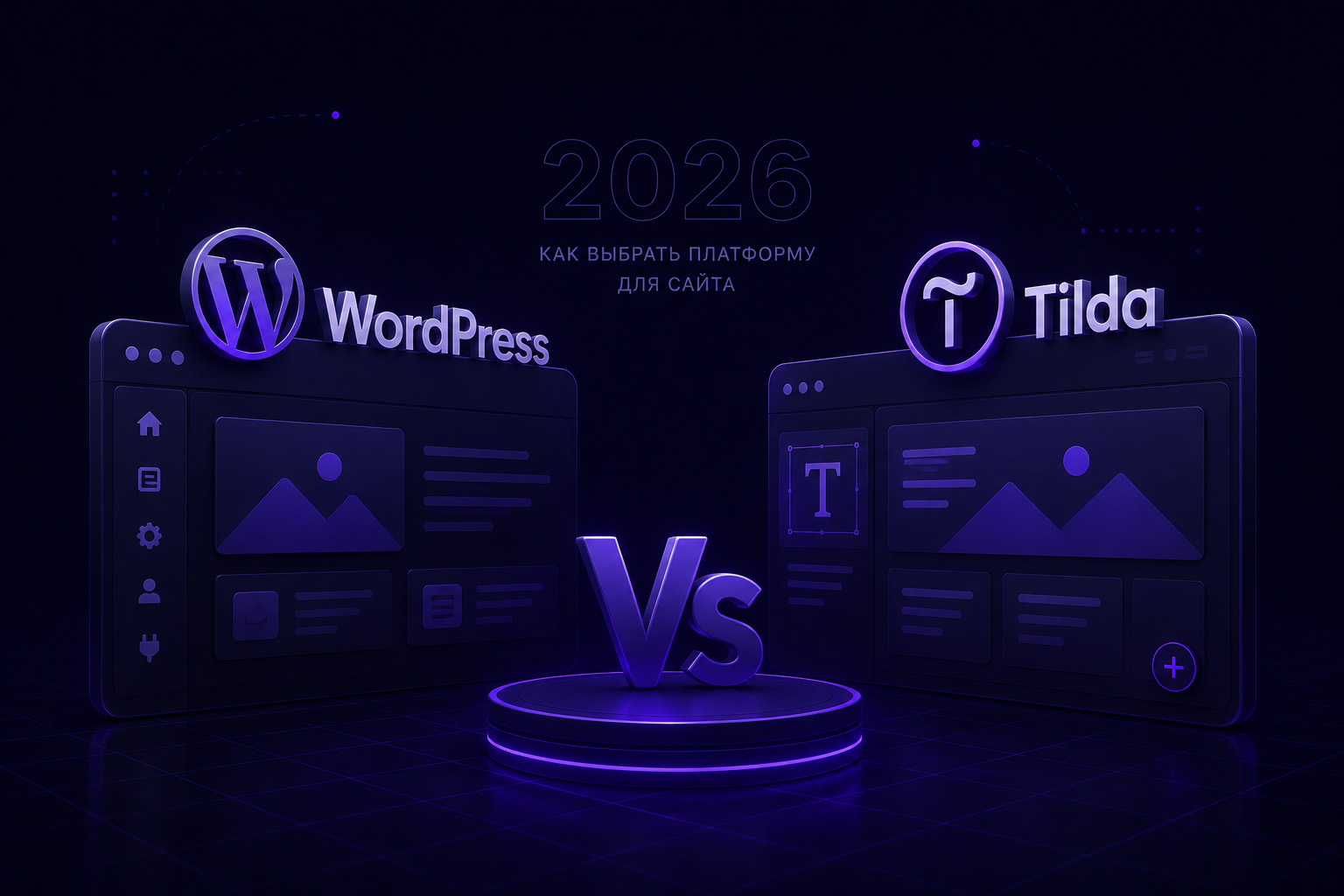 WordPress или Tilda: как выбрать платформу для сайта в 2026 году